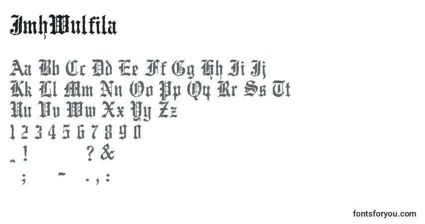 JmhWulfila font – alphabet, numbers, special characters
