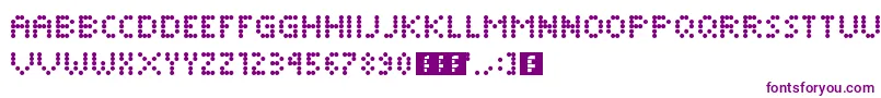 DimelthozMini Font – Purple Fonts on White Background