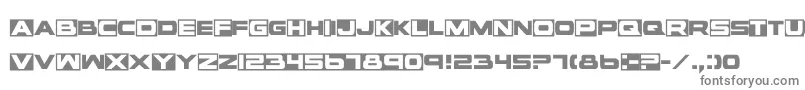 Шрифт Vox – серые шрифты на белом фоне
