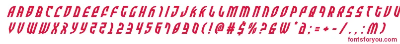 Zoneridertitleital Font – Red Fonts