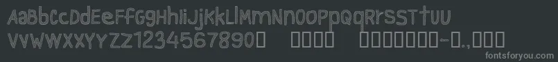 CfgraytextureRegular Font – Gray Fonts on Black Background