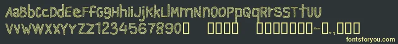 Más sobre la fuente CfgraytextureRegular fuente CfgraytextureRegular – Fuentes Amarillas Sobre Fondo Negro