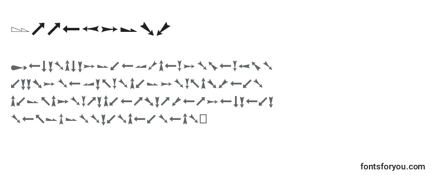 Schriftart Arrowsadf (60775)