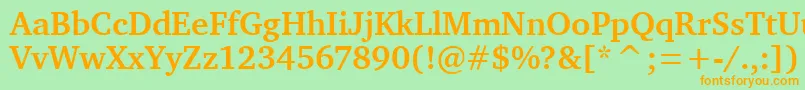 More about CharterBdItcTtBold Font CharterBdItcTtBold Font – Orange Fonts on Green Background