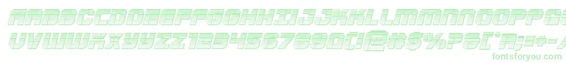Supersubmarinechromeital Font – Green Fonts on White Background