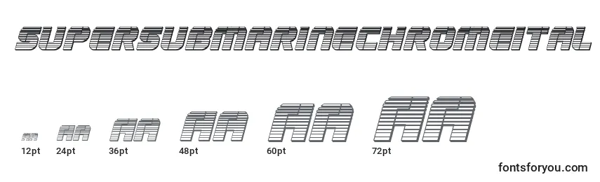 Supersubmarinechromeital Font Sizes