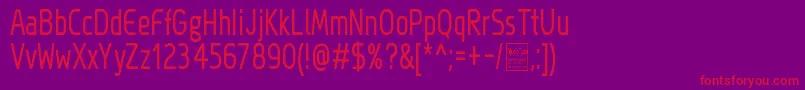Подробнее о шрифте MegiSansNarrowDemo Шрифт MegiSansNarrowDemo – красные шрифты на фиолетовом фоне