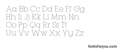 TypoGeoslabThinDemo-fontti