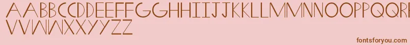 SwiftWedge Font – Brown Fonts on Pink Background