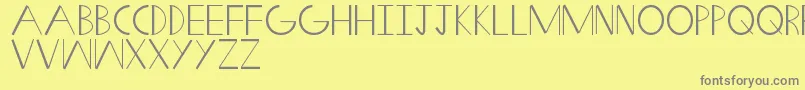 SwiftWedge Font – Gray Fonts on Yellow Background