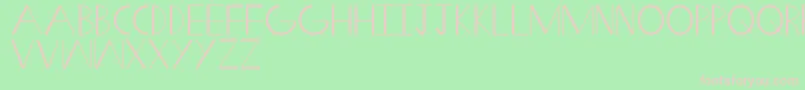 SwiftWedge Font – Pink Fonts on Green Background