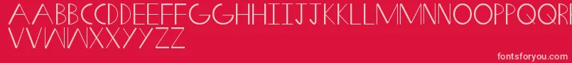 SwiftWedge Font – Pink Fonts on Red Background