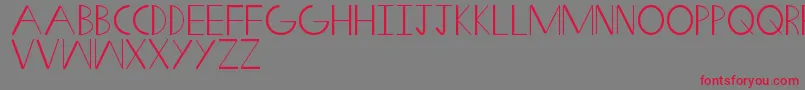 SwiftWedge Font – Red Fonts on Gray Background