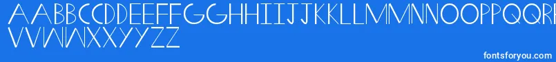 SwiftWedge Font – White Fonts on Blue Background