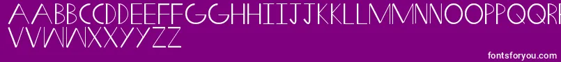 SwiftWedge Font – White Fonts on Purple Background