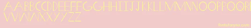 SwiftWedge Font – Yellow Fonts on Pink Background