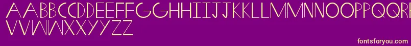 SwiftWedge Font – Yellow Fonts on Purple Background