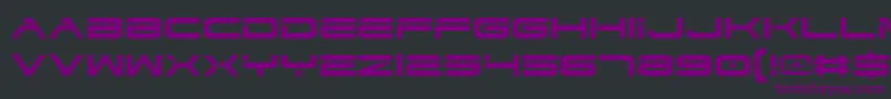 Dodgv2 Font – Purple Fonts on Black Background