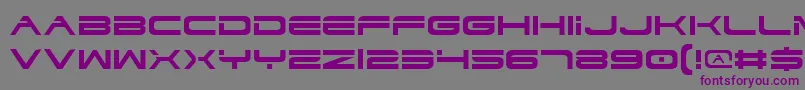 Dodgv2 Font – Purple Fonts on Gray Background