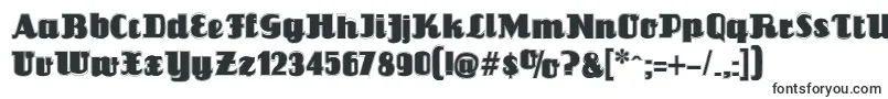 LouisianneContourBlack-Schriftart – Schriftarten, die mit L beginnen