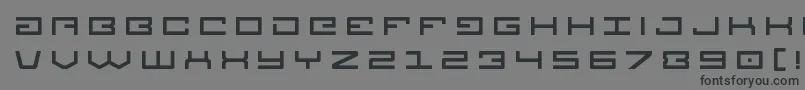 Legiontitle Font – Black Fonts on Gray Background
