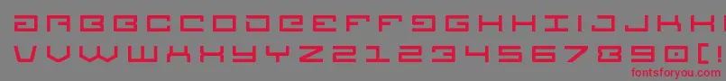 Legiontitle Font – Red Fonts on Gray Background