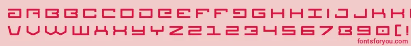 Legiontitle Font – Red Fonts on Pink Background