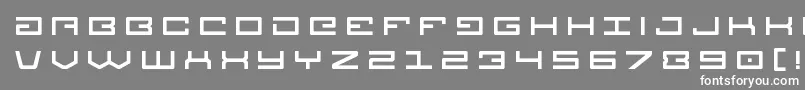 fuente Legiontitle – Fuentes Blancas Sobre Fondo Gris