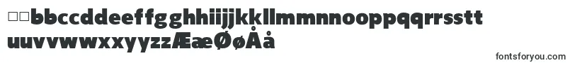 ReganUltra-fontti – tanskankieliset fontit