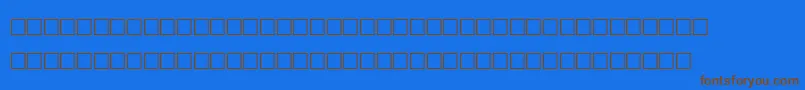 AgaArabesqueDesktop Font – Brown Fonts on Blue Background