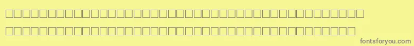 fuente AgaArabesqueDesktop – Fuentes Grises Sobre Fondo Amarillo
