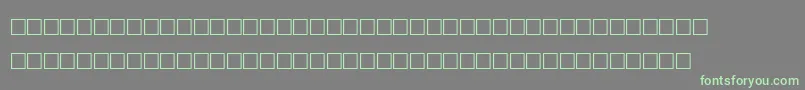 AgaArabesqueDesktop Font – Green Fonts on Gray Background