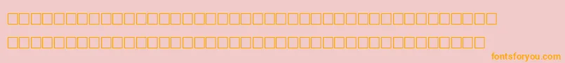 AgaArabesqueDesktop-Schriftart – Orangefarbene Schriften auf rosa Hintergrund