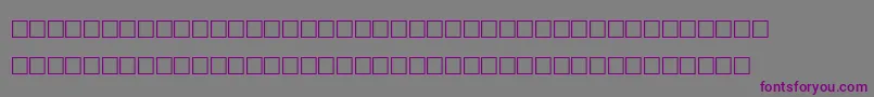 AgaArabesqueDesktop-fontti – violetit fontit harmaalla taustalla