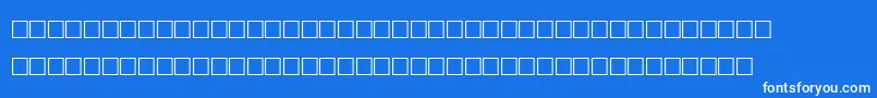 フォントAgaArabesqueDesktop – 青い背景に白い文字