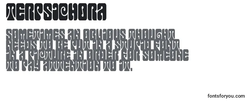Обзор шрифта Terpsichora