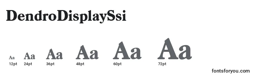 DendroDisplaySsi Font Sizes