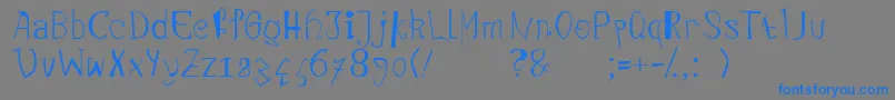 Lisätietoja Linotypecadavreexquis-fontista Linotypecadavreexquis-fontti – siniset fontit harmaalla taustalla