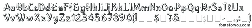 Шрифт LowereastsideMedium – очерченные шрифты