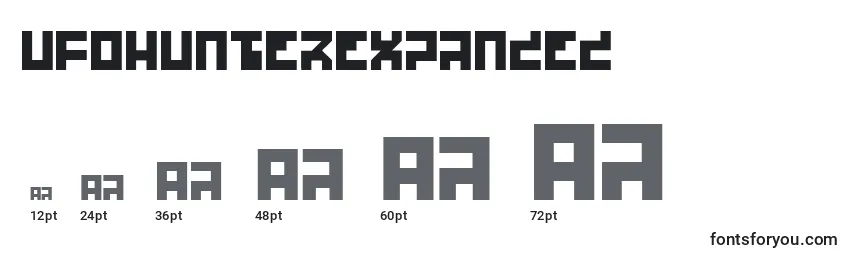 UfoHunterExpanded Font Sizes