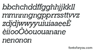 RambaultItalic font – creole Fonts