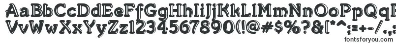 MerkinGoo-fontti – Fontit KOMPAS-3D:lle