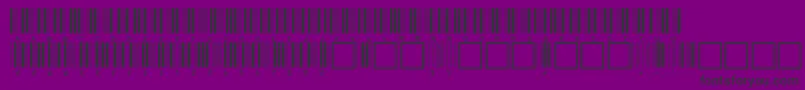 V100019 Font – Black Fonts on Purple Background