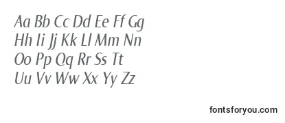 NormaCondItalic Font
