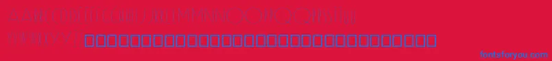 Reason Font – Blue Fonts on Red Background