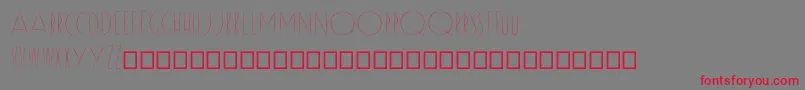 Reason Font – Red Fonts on Gray Background