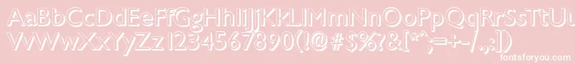 En savoir plus sur la police ChantillyshadowRegular Police ChantillyshadowRegular – polices blanches sur fond rose