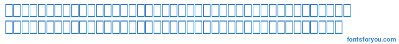 Wphv08n Font – Blue Fonts on White Background