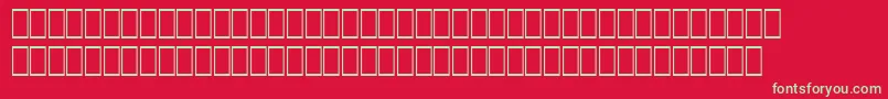 Wphv08n Font – Green Fonts on Red Background