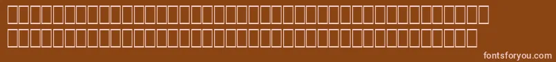 Wphv08n Font – Pink Fonts on Brown Background